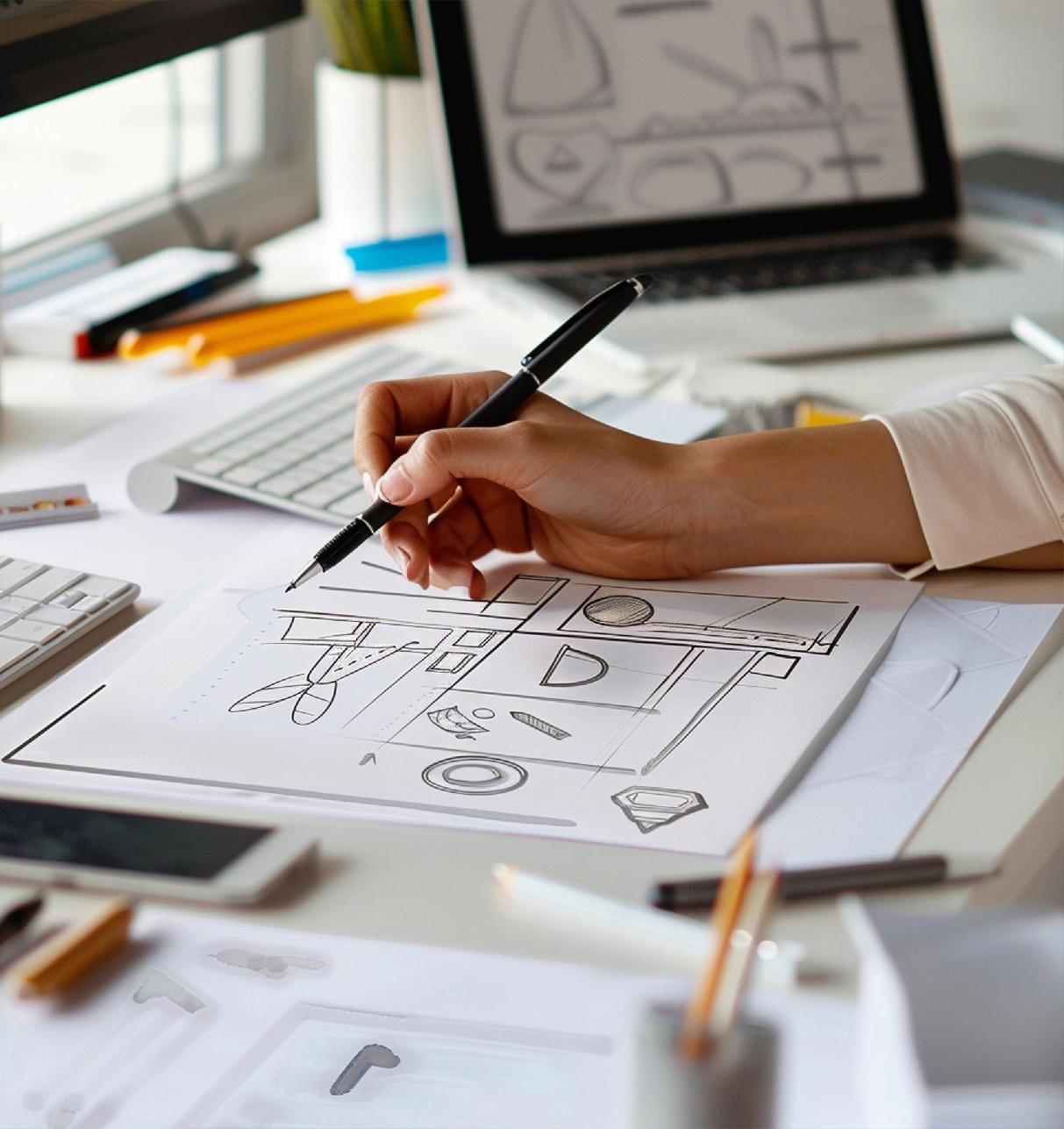 Print design process — brief to print-ready files